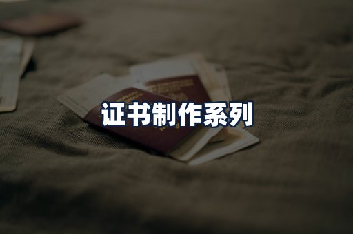 证书制作